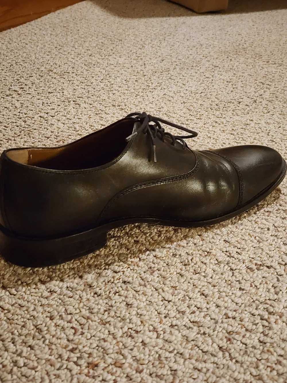 Johnston & Murphy Dress Shoes Flat Black